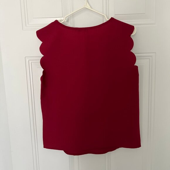 Shein Burgundy Top - Picture 3 of 3